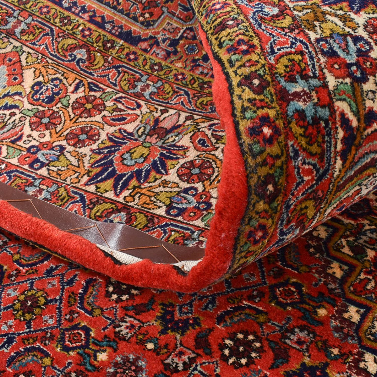 Tapis persan - Bidjar - 294 x 260 cm - rouge