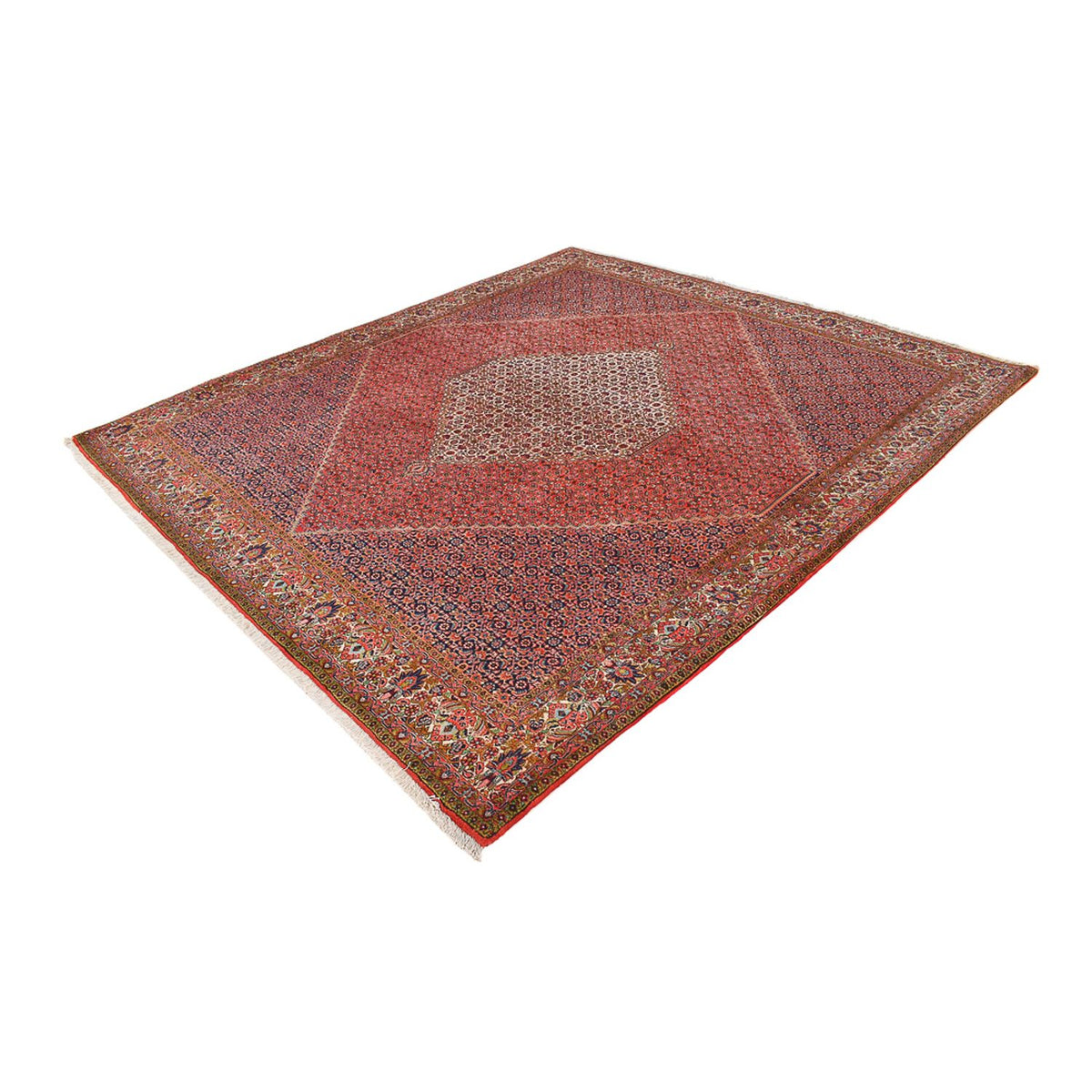Tapis persan - Bidjar - 294 x 260 cm - rouge