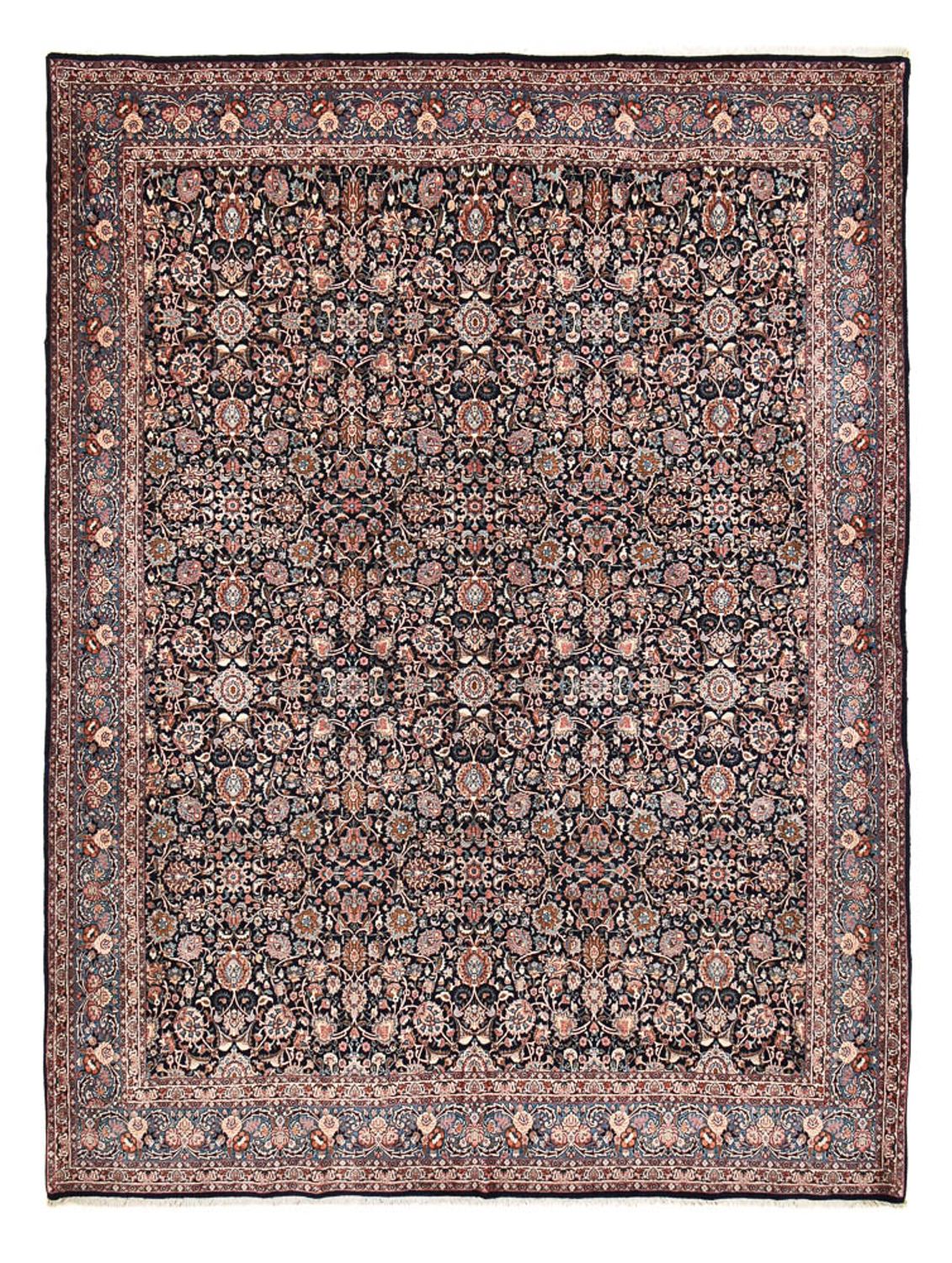 Tapis persan - Bidjar - 400 x 302 cm - bleu foncé