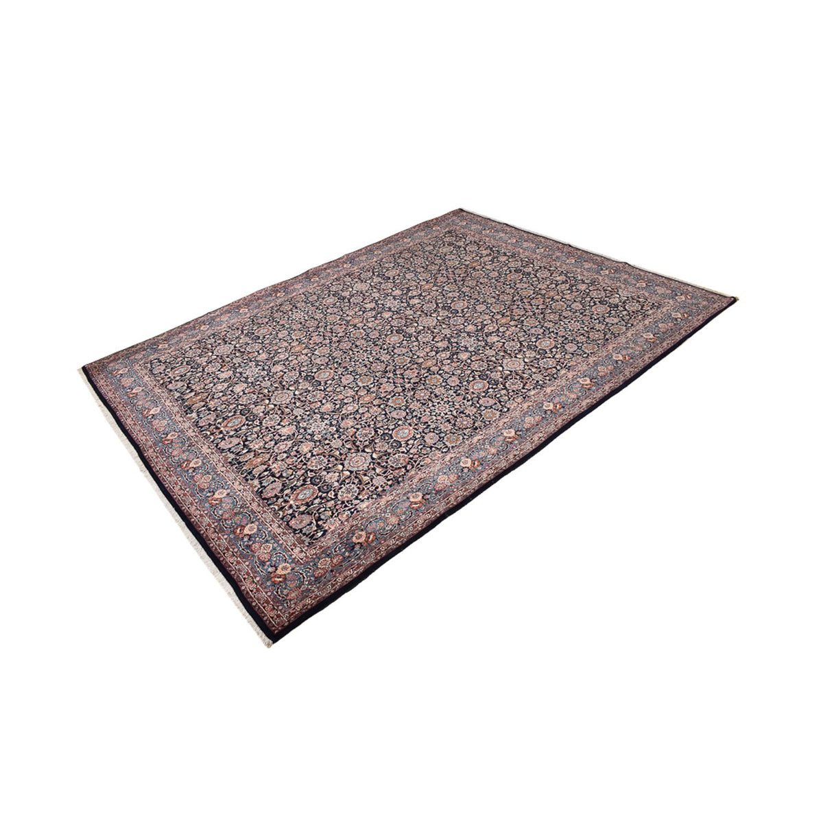 Tapis persan - Bidjar - 400 x 302 cm - bleu foncé