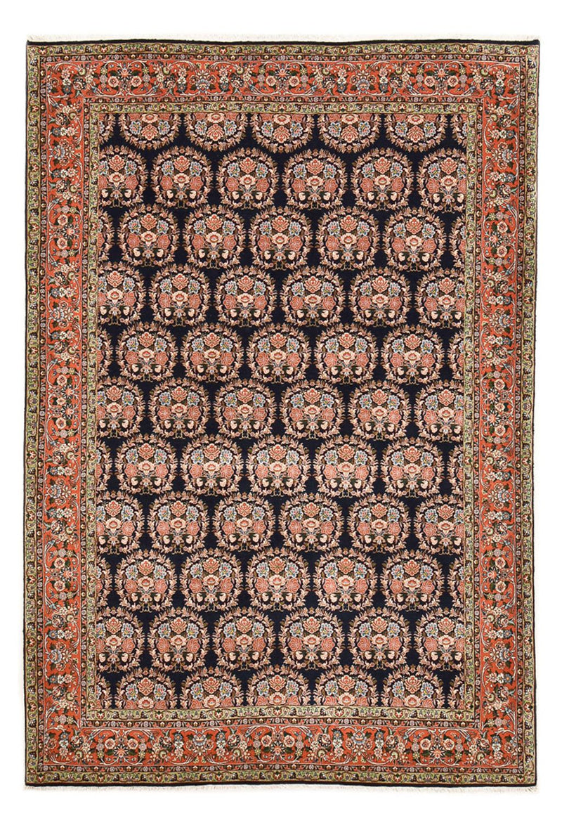 Tapis persan - Bidjar - 296 x 203 cm - bleu foncé