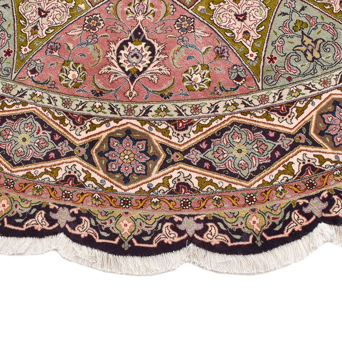 Tapis persan - Tabriz - Royal ronde  - 250 x 250 cm - multicolore