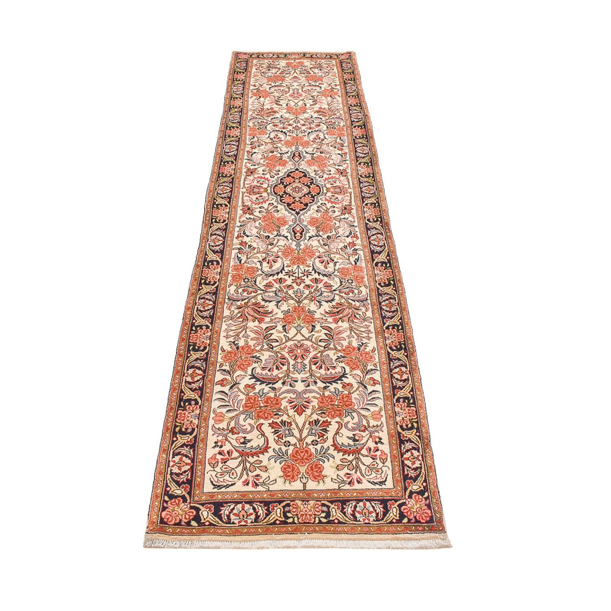 Tapis de couloir Tapis persan - Bidjar - 313 x 76 cm - beige