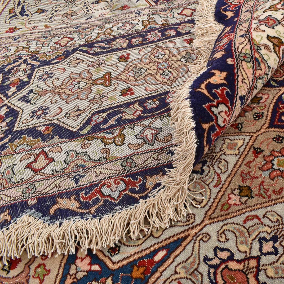 Tapis persan - Tabriz - Royal ronde  - 312 x 312 cm - beige