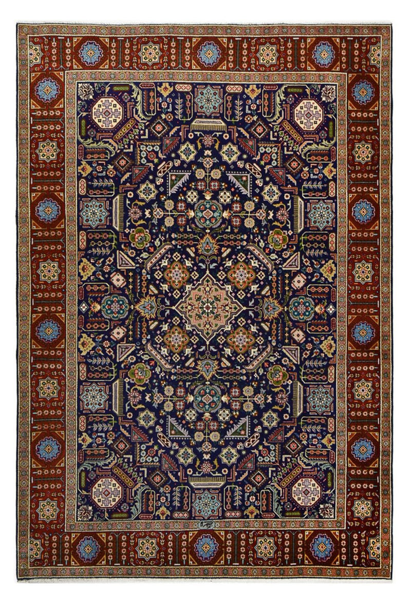 Tapis persan - Nomadic - 298 x 205 cm - rouge vin