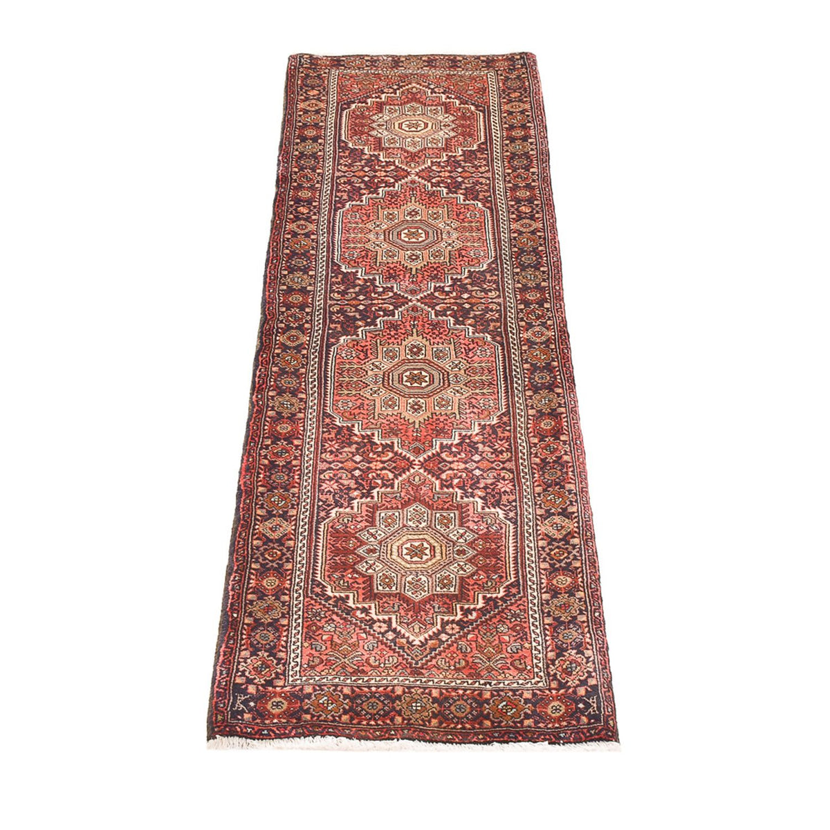 Tapis de couloir Tapis persan - Nomadic - 185 x 52 cm - rouille