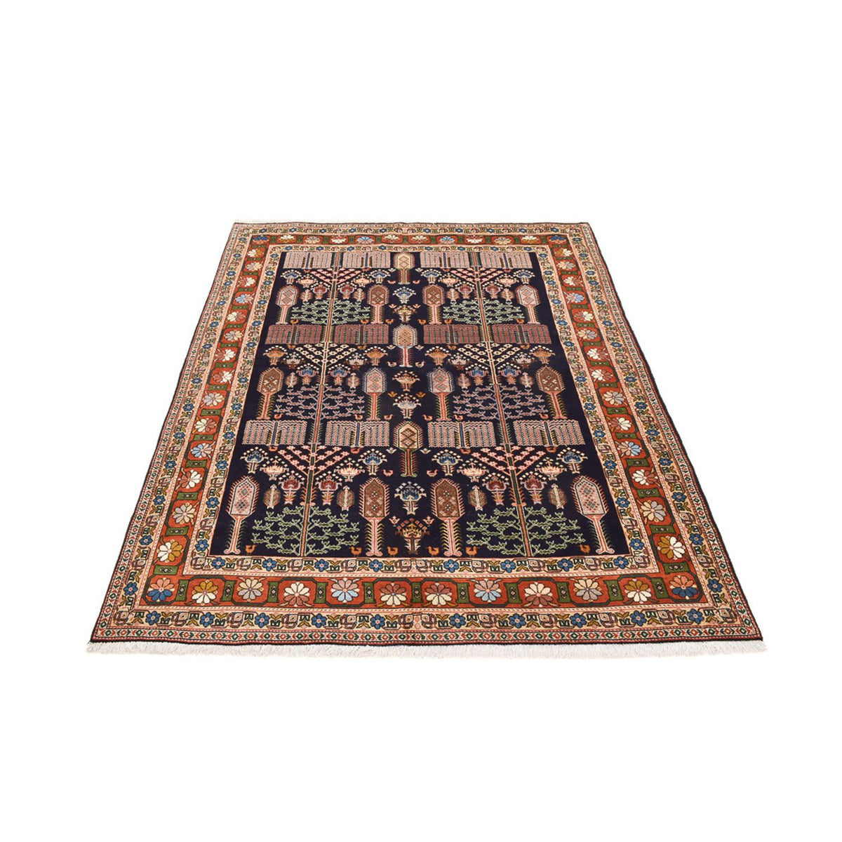 Tapis persan - Classique - 233 x 178 cm - bleu foncé