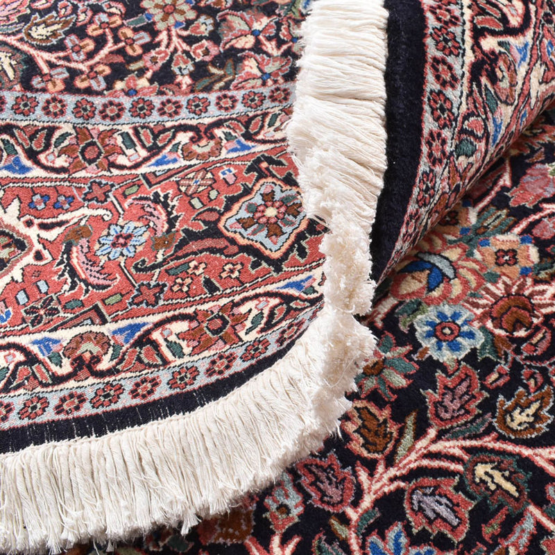 Tapis persan - Bidjar - 240 x 240 cm - rouge foncé