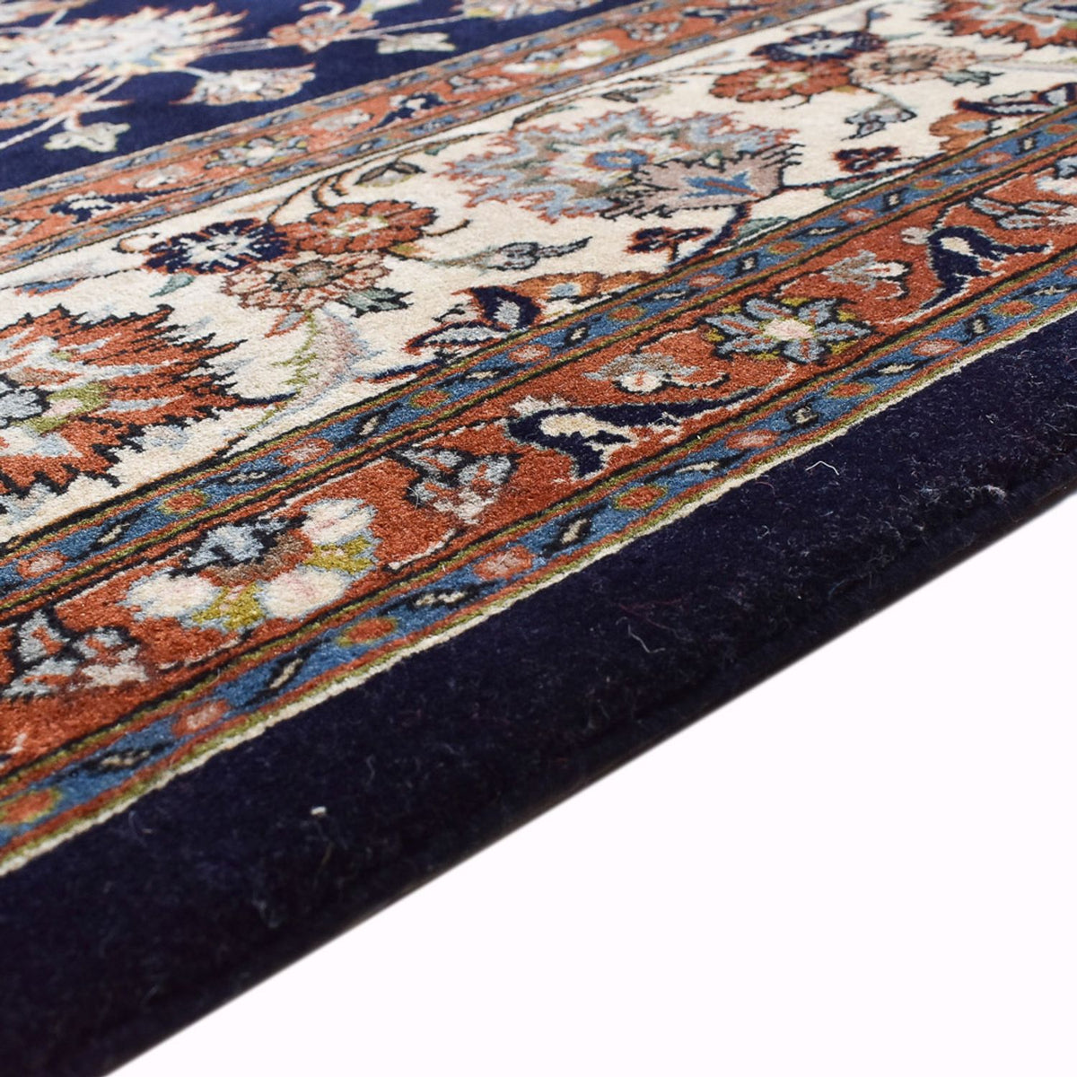 Tapis persan - Classique - Royal - 345 x 246 cm - bleu foncé