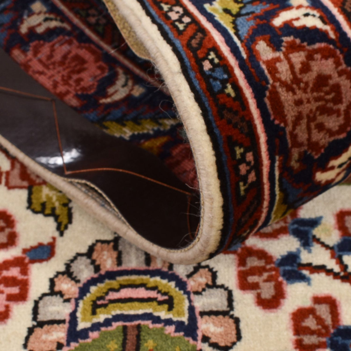 Tapis de couloir Tapis persan - Bidjar - 315 x 56 cm - beige clair