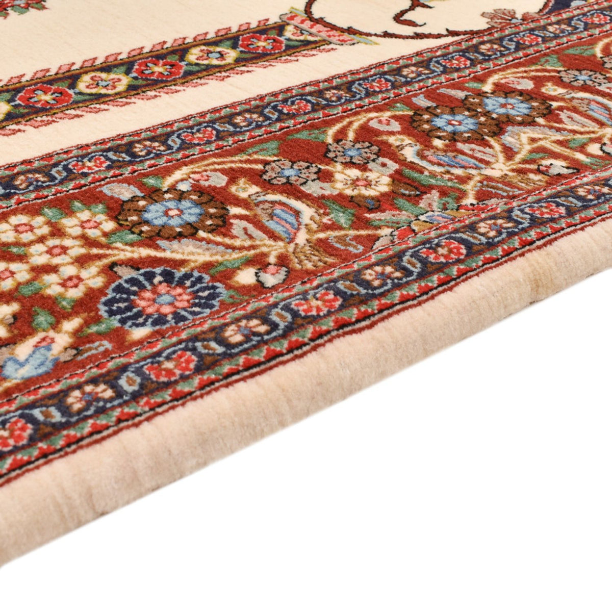 Tapis persan - Ghom - Royal - 210 x 132 cm - multicolore