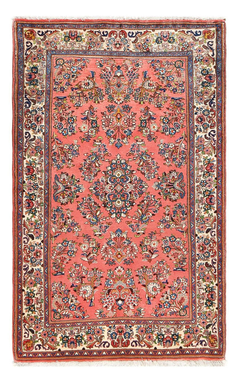 Tapis persan - Classique - 202 x 128 cm - rouge clair
