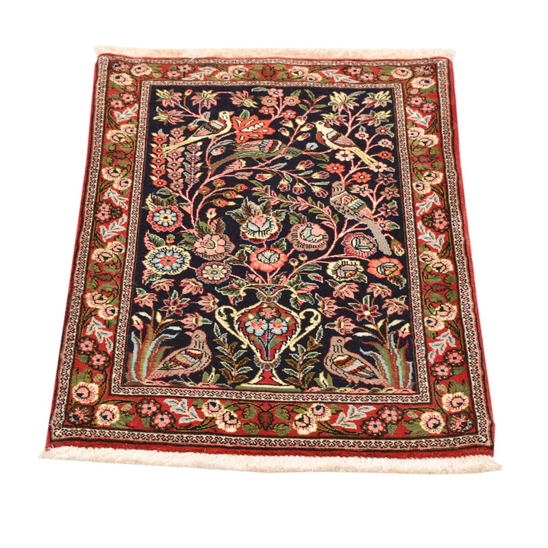 Tapis persan - Ghom - 79 x 55 cm - multicolore