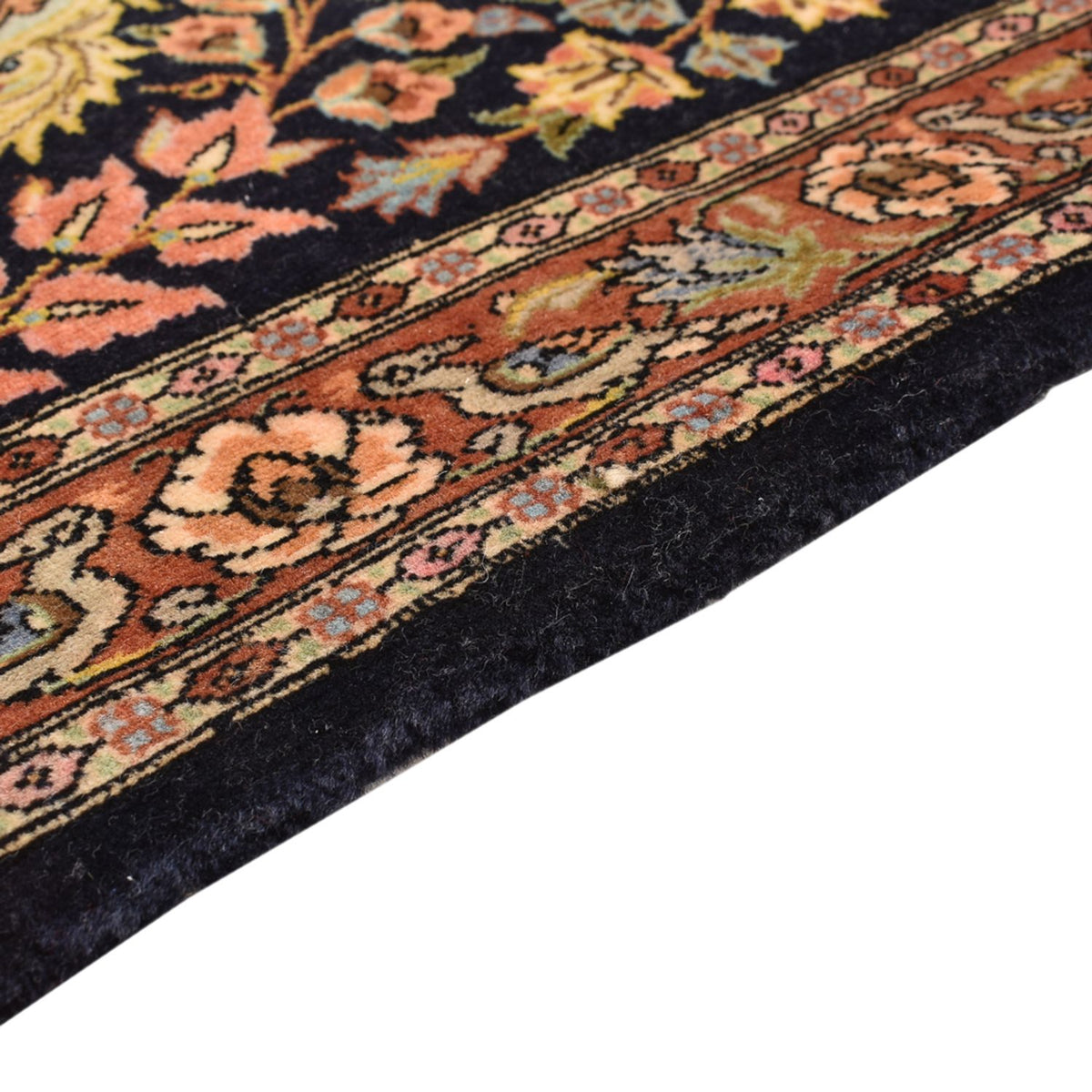 Tapis persan - Ghom - 80 x 63 cm - multicolore