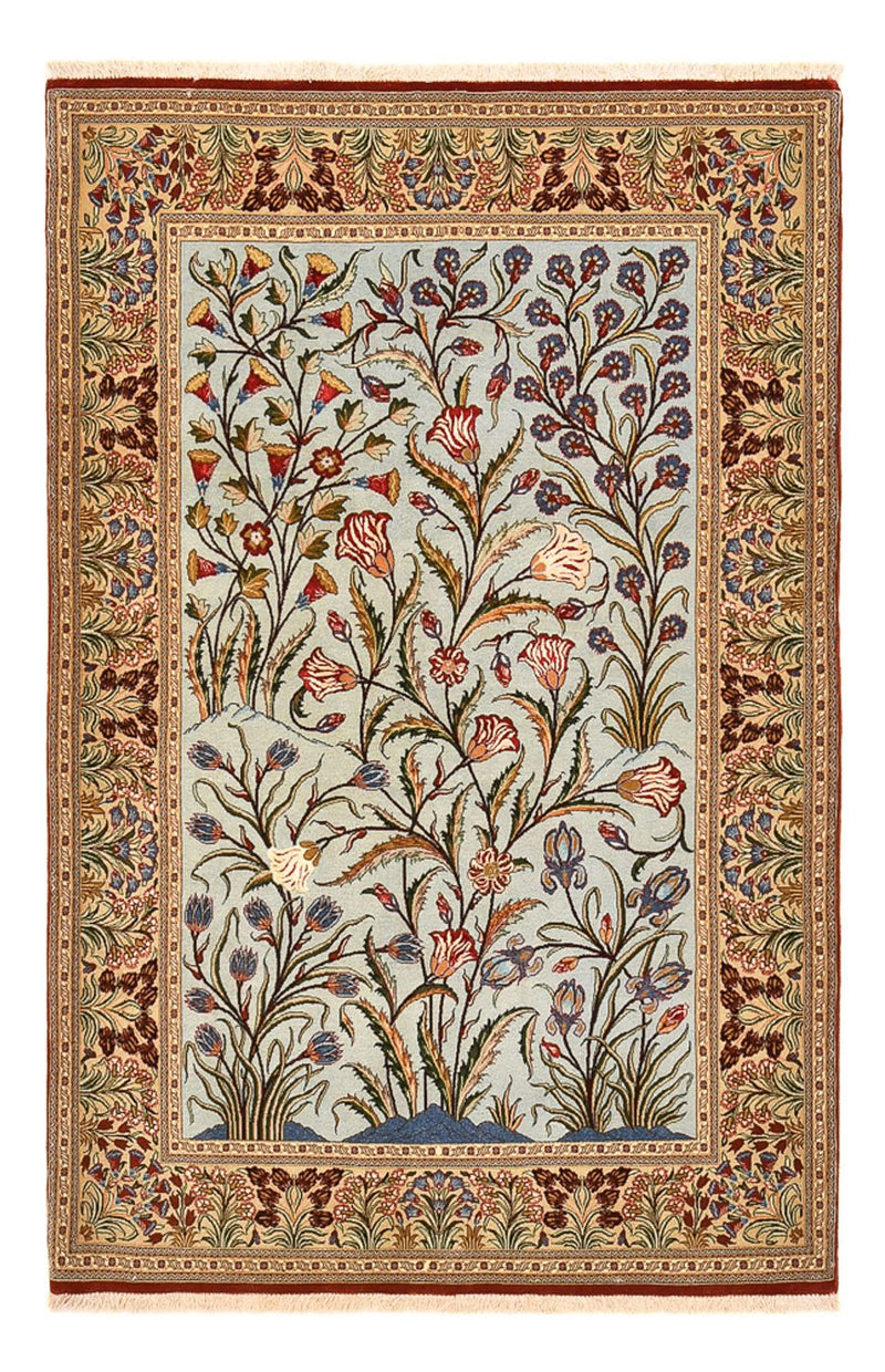 Tapis persan - Ghom - Royal - 200 x 131 cm - multicolore