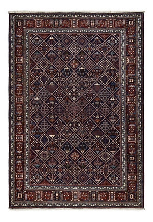 Tapis persan - Nomadic - 293 x 203 cm - rouge vin