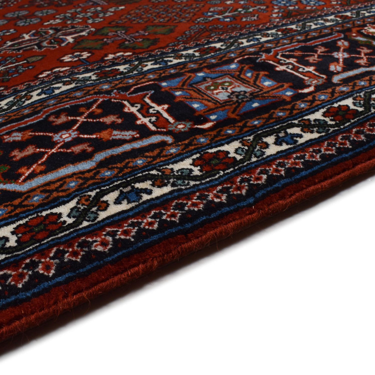 Tapis persan - Nomadic - 302 x 203 cm - rouge foncé