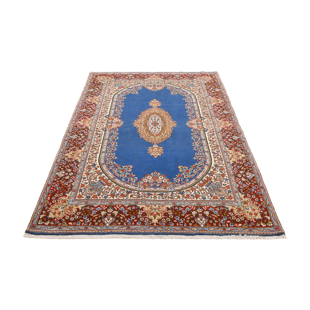 Tapis persan - Royal - 256 x 178 cm - bleu