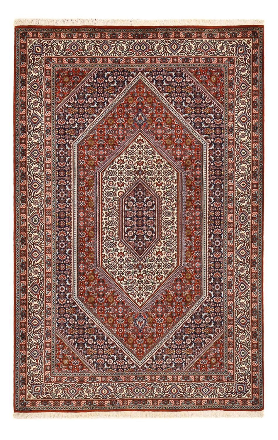 Tapis persan - Bidjar - 212 x 137 cm - rouille
