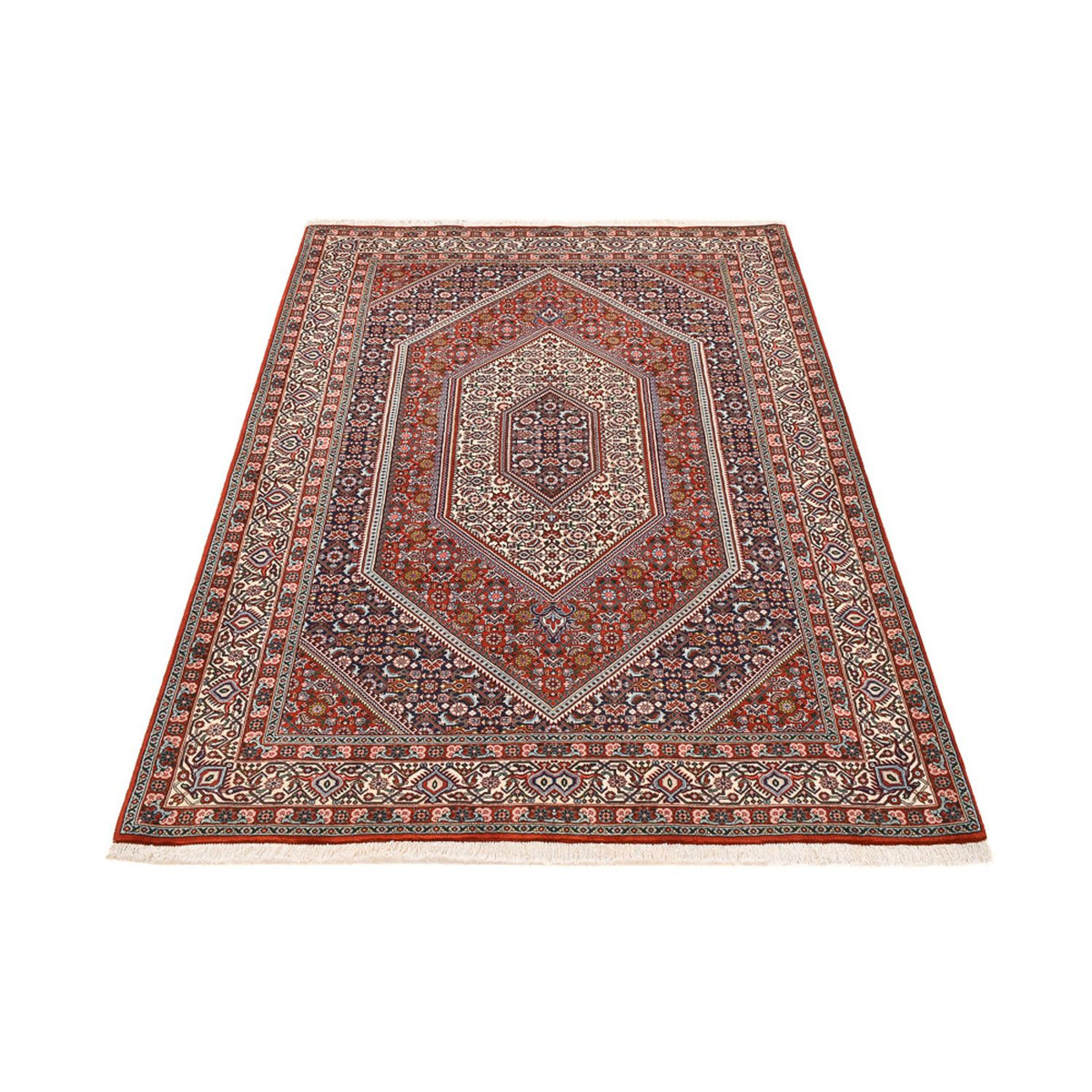 Tapis persan - Bidjar - 212 x 137 cm - rouille