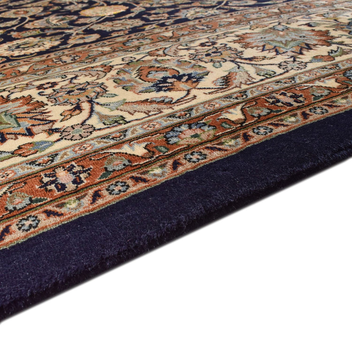 Tapis persan - Classique - Royal - 396 x 300 cm - bleu foncé