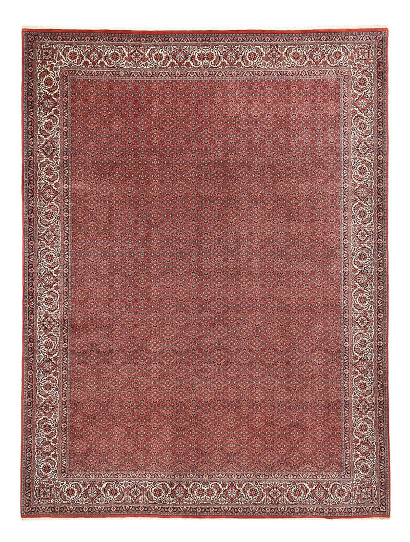 Tapis persan - Bidjar - 392 x 300 cm - rouge bordeaux