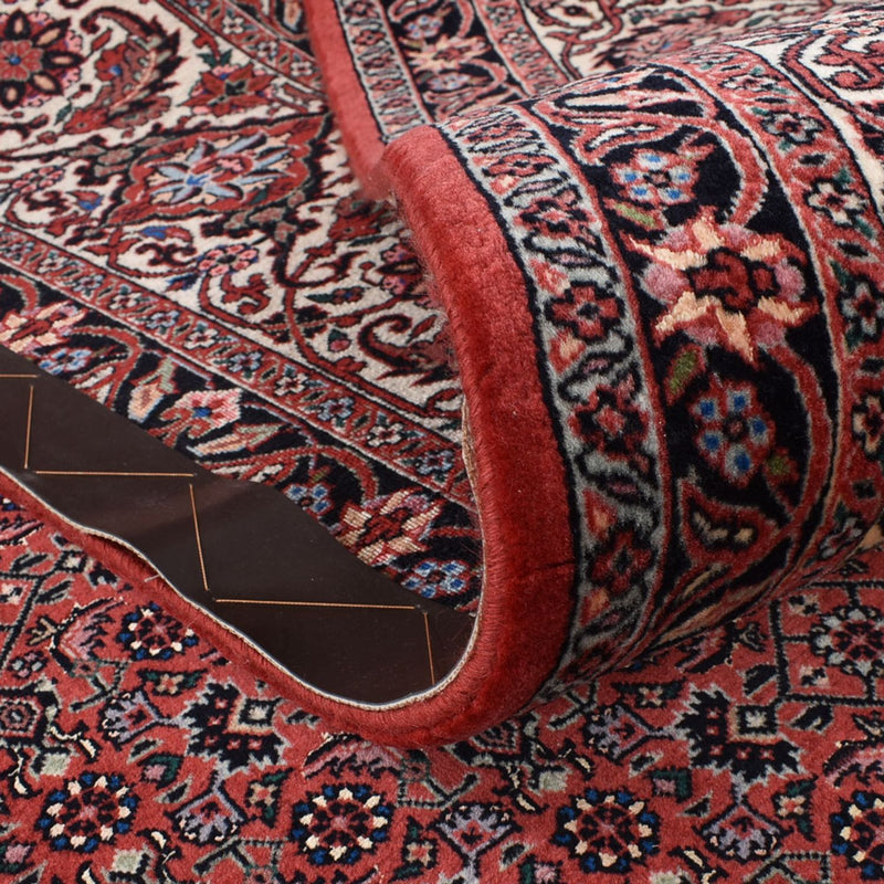 Tapis persan - Bidjar - 392 x 300 cm - rouge bordeaux
