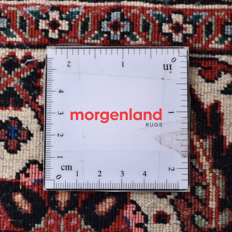 Tapis persan - Bidjar - 392 x 300 cm - rouge bordeaux