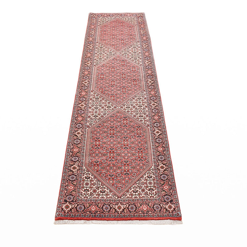 Tapis de couloir Tapis persan - Bidjar - 298 x 72 cm - rouille