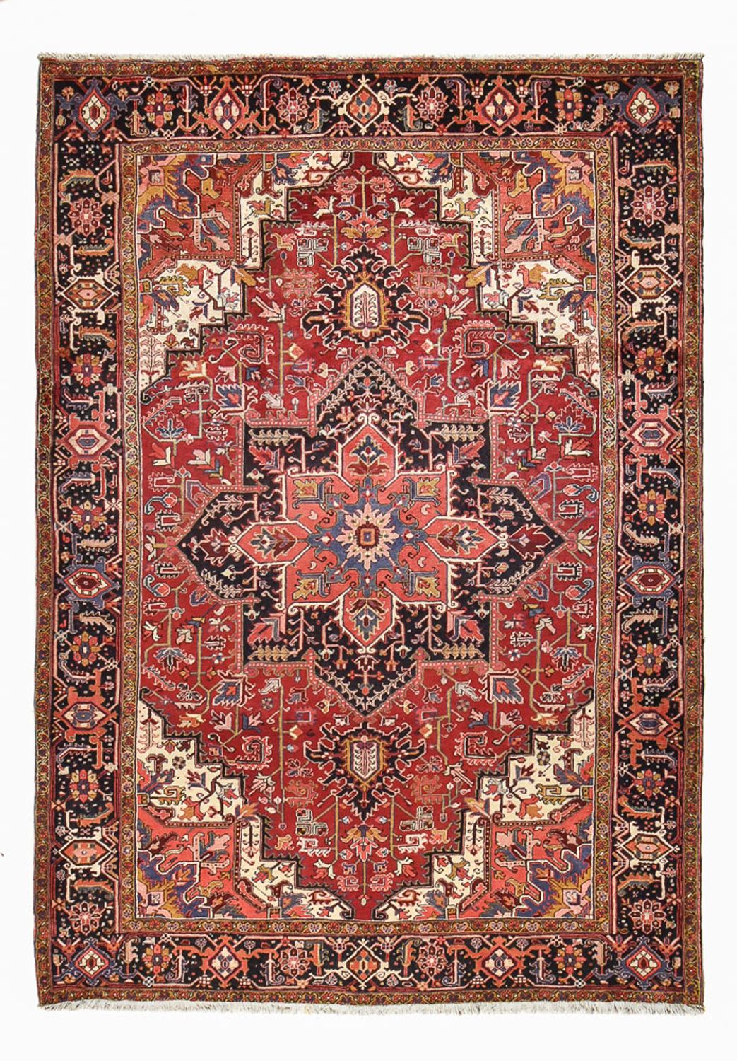 Tapis persan - Nomadic - 347 x 253 cm - rouge