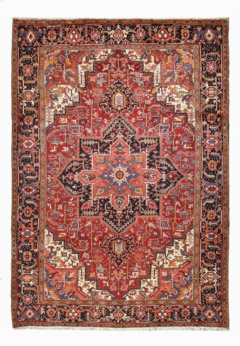Tapis persan - Nomadic - 347 x 253 cm - rouge