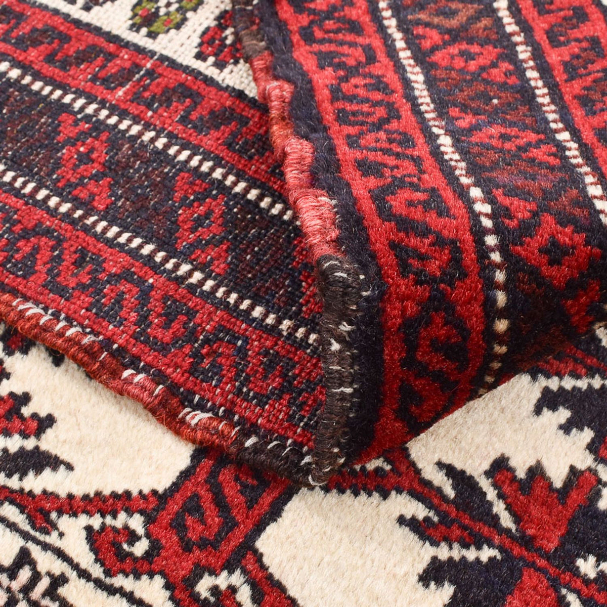 Tapis Belutsch - 128 x 100 cm - multicolore