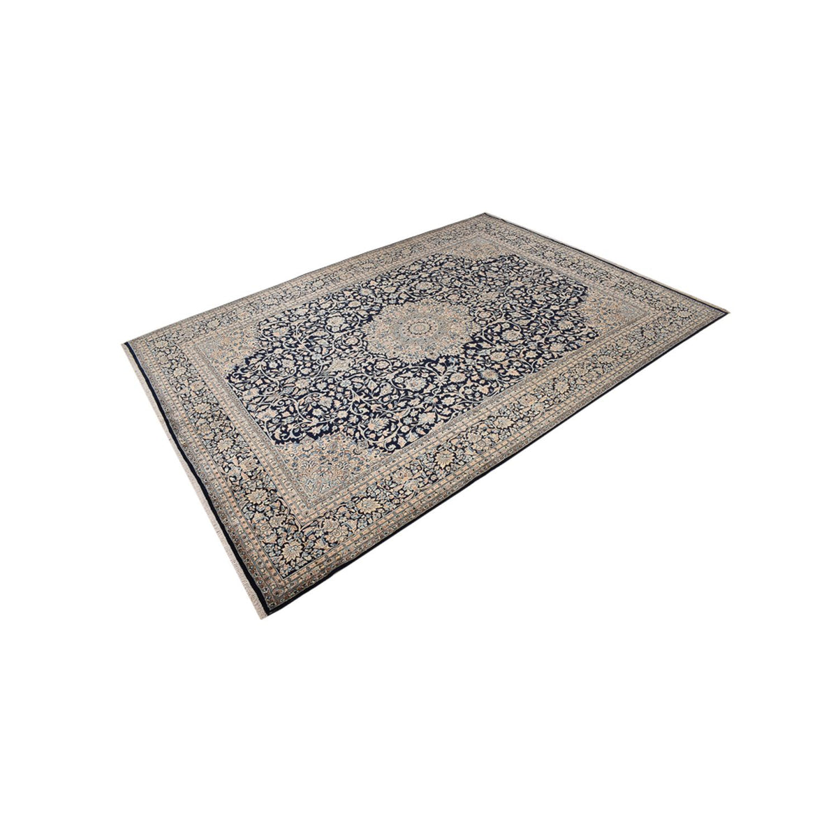 Tapis persan - Royal - 420 x 300 cm - bleu foncé