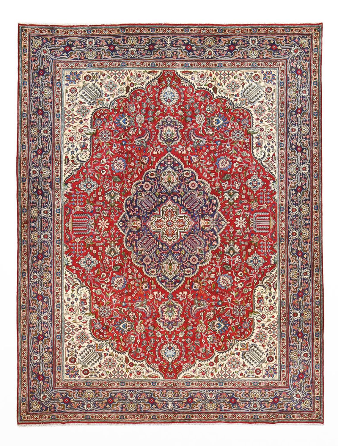 Tapis persan - Tabriz - Royal - 396 x 298 cm - rouge