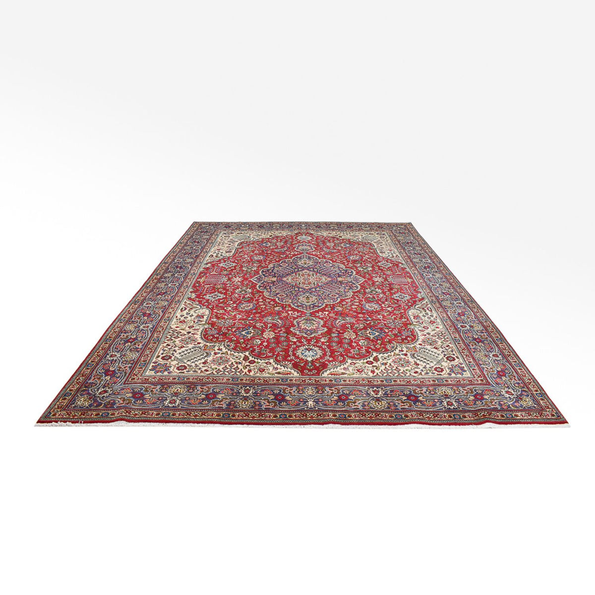 Tapis persan - Tabriz - Royal - 396 x 298 cm - rouge