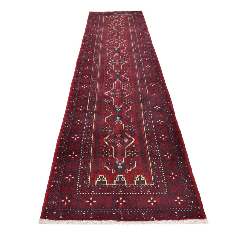 Tapis de couloir Tapis Belutsch - 414 x 97 cm - rouge