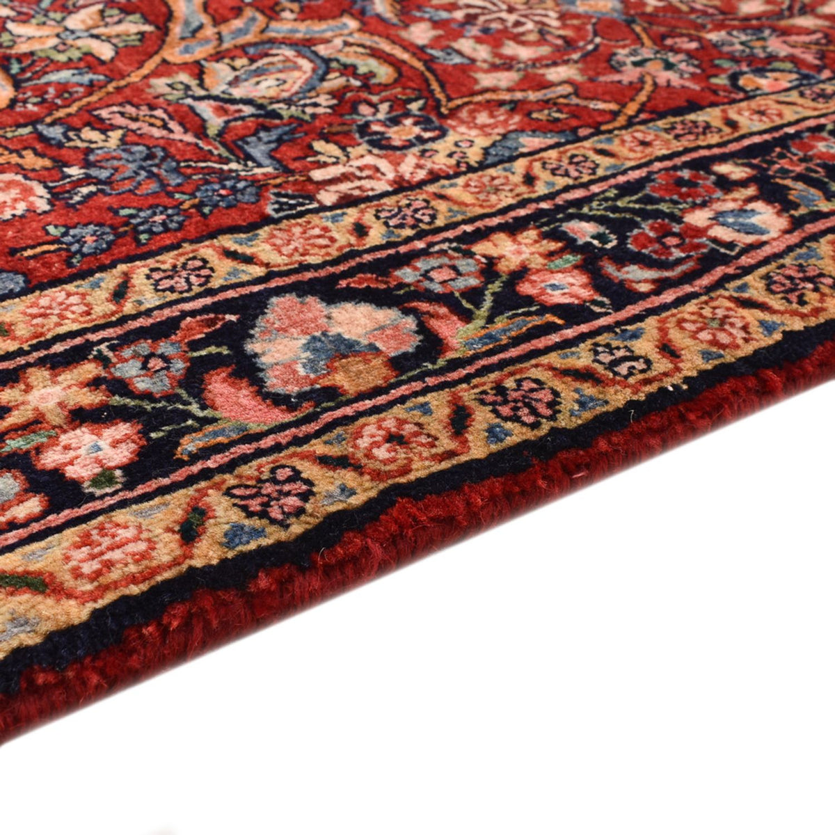 Tapis persan - Bidjar - 225 x 132 cm - rouge