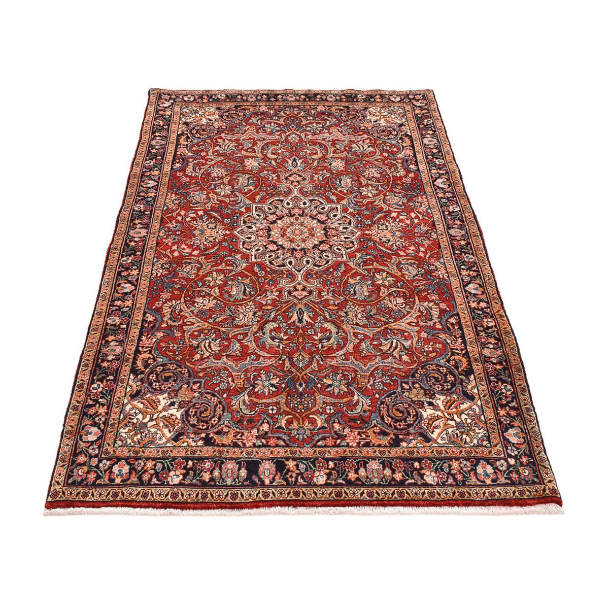 Tapis persan - Bidjar - 225 x 132 cm - rouge
