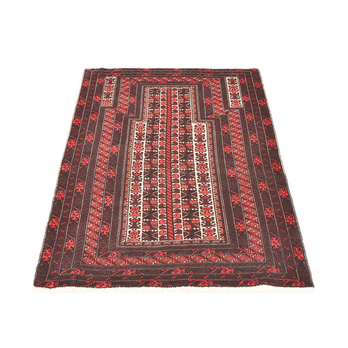 Tapis Belutsch - 146 x 98 cm - multicolore