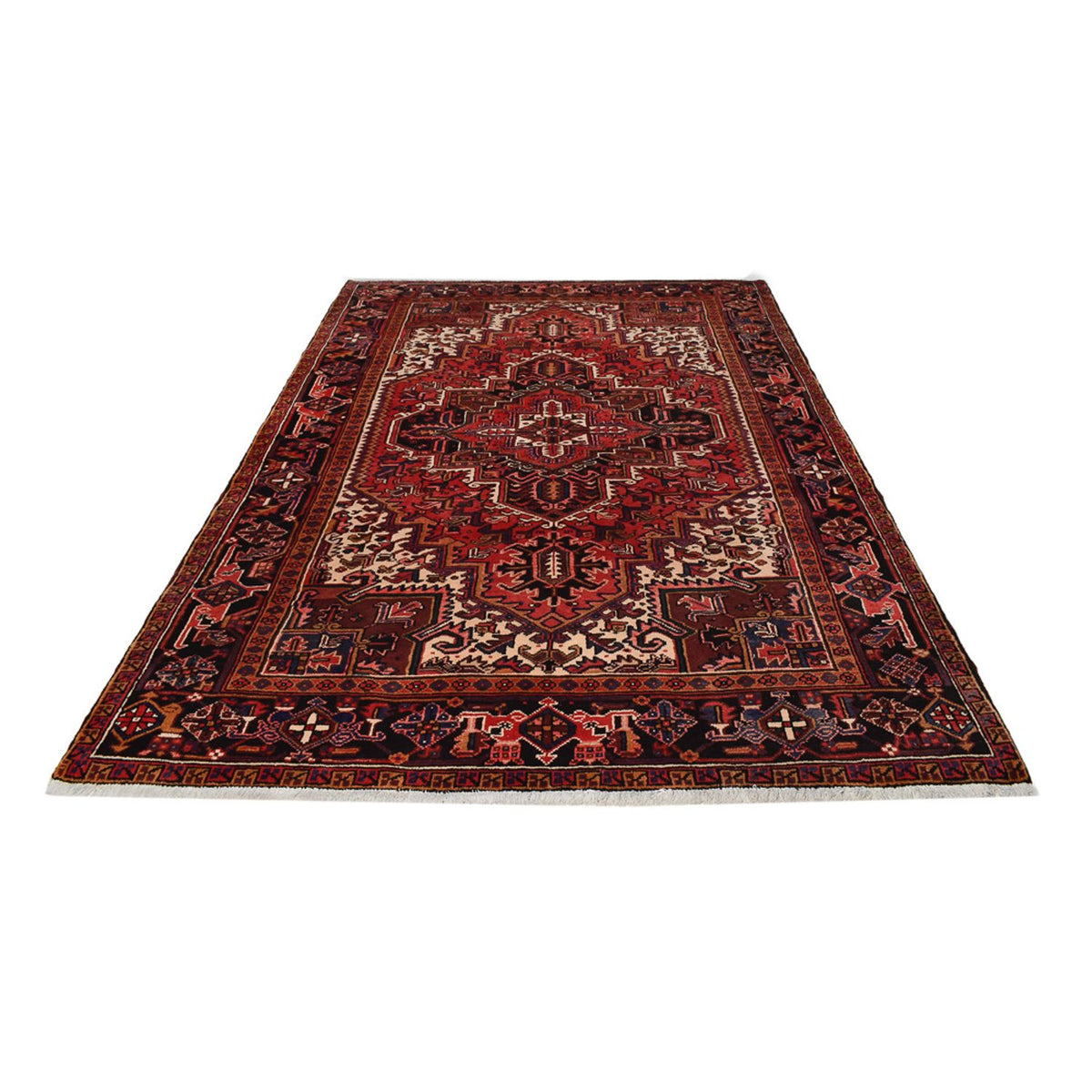 Tapis persan - Nomadic - 292 x 206 cm - rouge