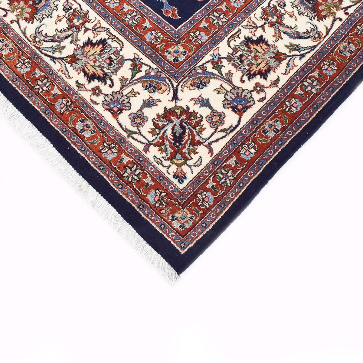 Tapis persan - Classique - Royal - 342 x 243 cm - bleu foncé