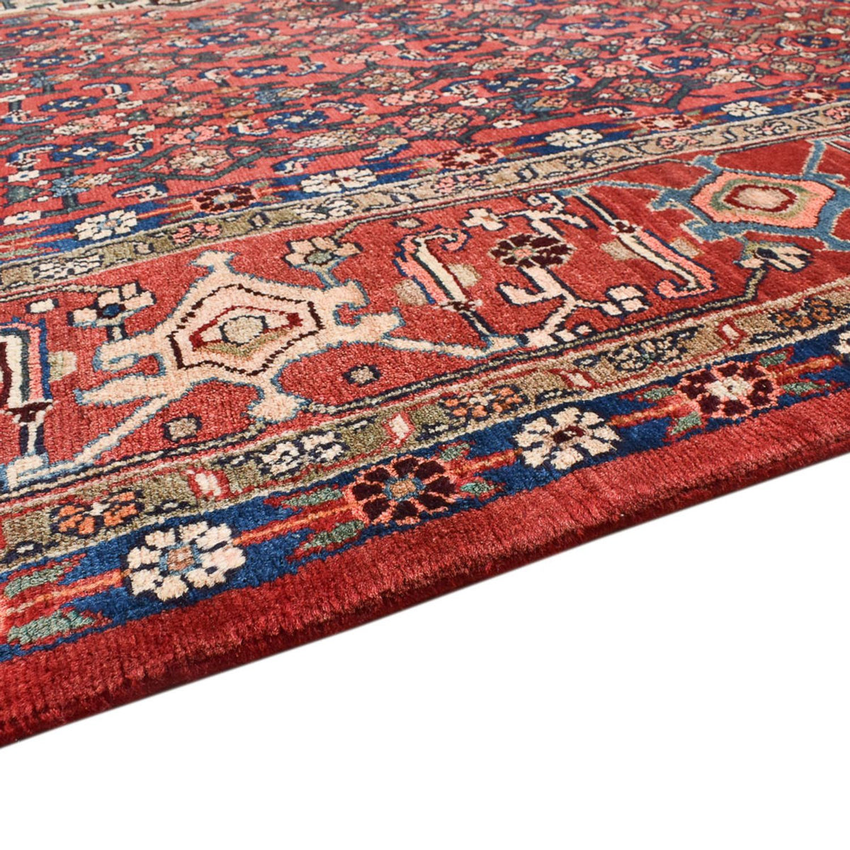 Tapis persan - Bidjar - 286 x 201 cm - rouge