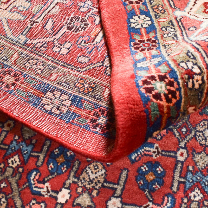 Tapis persan - Bidjar - 286 x 201 cm - rouge