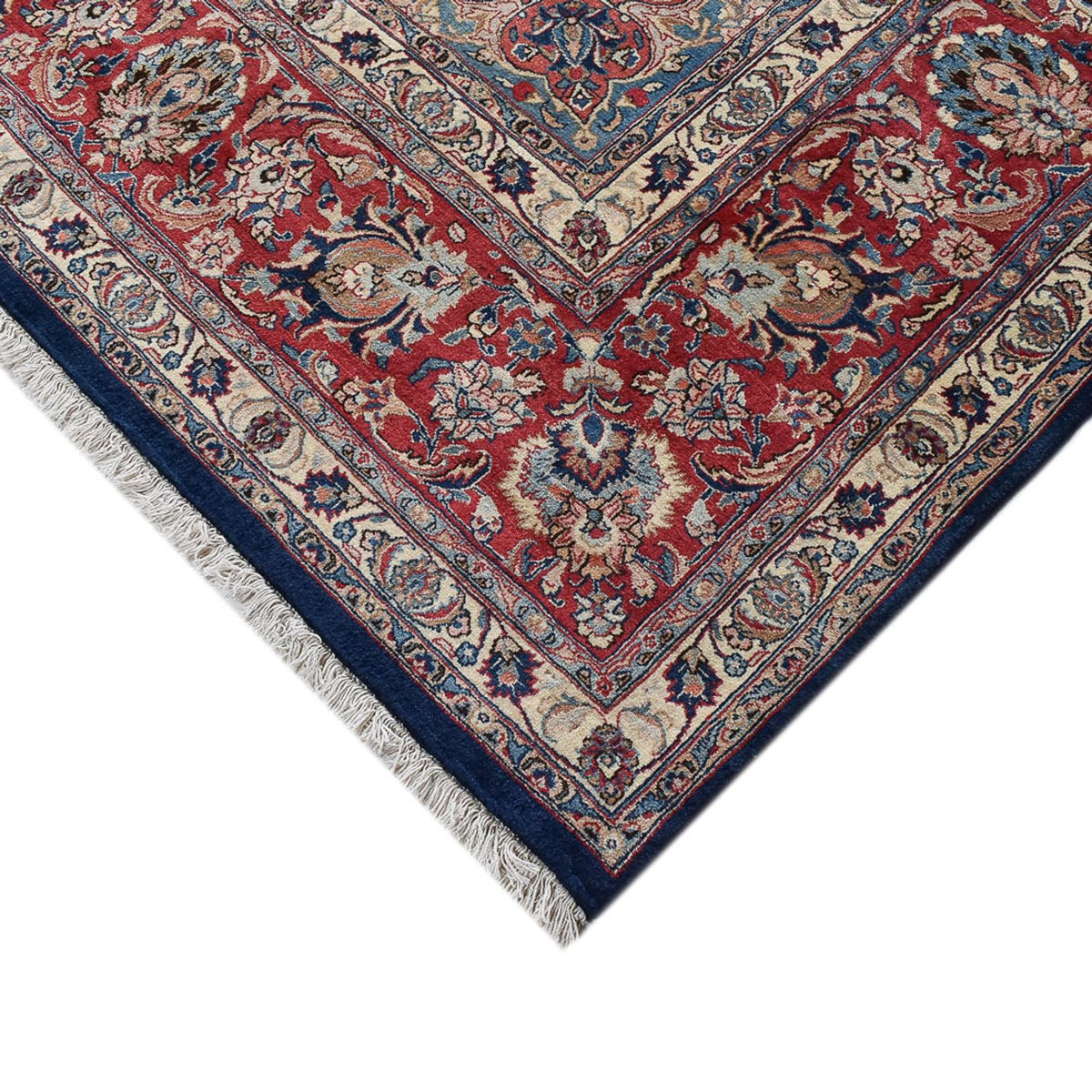 Tapis persan - Classique - Royal - 408 x 300 cm - bleu foncé