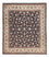 Tapis persan - Classique - 338 x 294 cm - bleu foncé