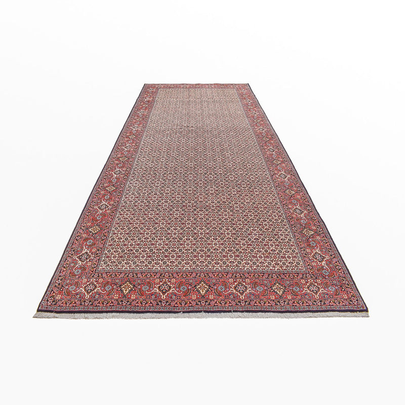 Tapis de couloir Tapis persan - Bidjar - 494 x 204 cm - rouille