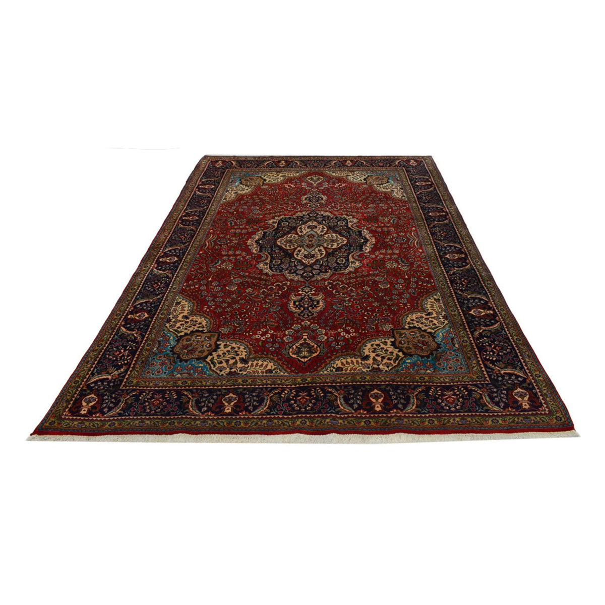 Tapis persan - Tabriz - Royal - 302 x 205 cm - rouge