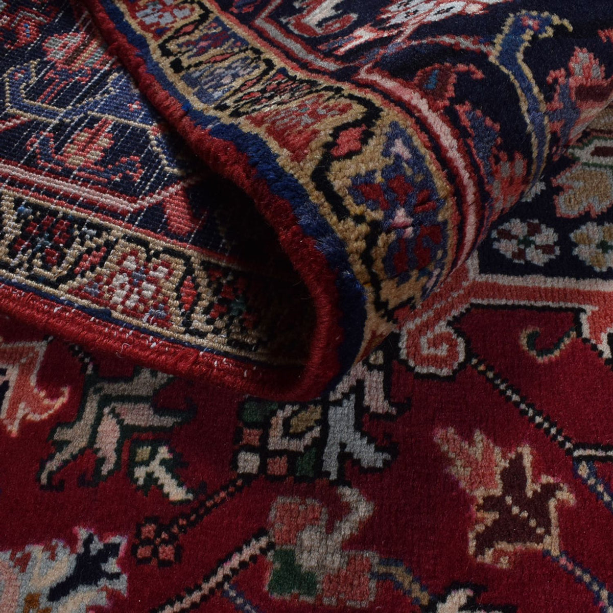 Tapis persan - Nomadic - 291 x 205 cm - rouge