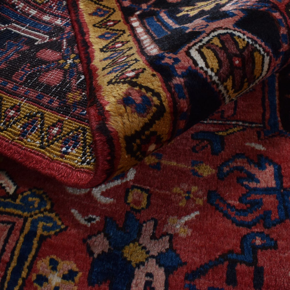 Tapis persan - Nomadic - 274 x 197 cm - rouge