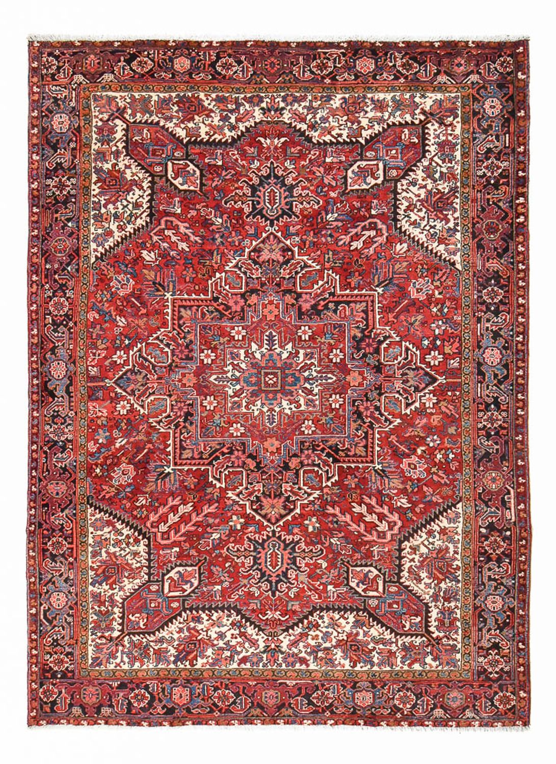 Tapis persan - Nomadic - 353 x 256 cm - rouge